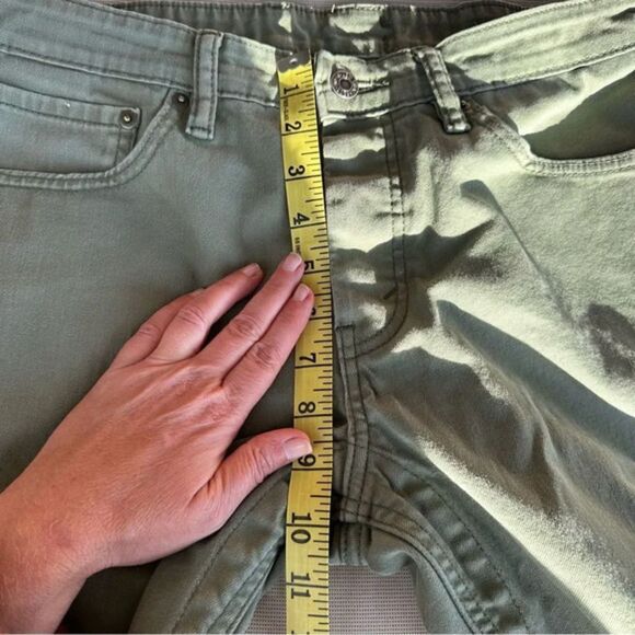 Levi’s Sage Green Straight Leg Denim Jeans Size W34/L32 western cowgirl 90s Y2K - Picture 3 of 4